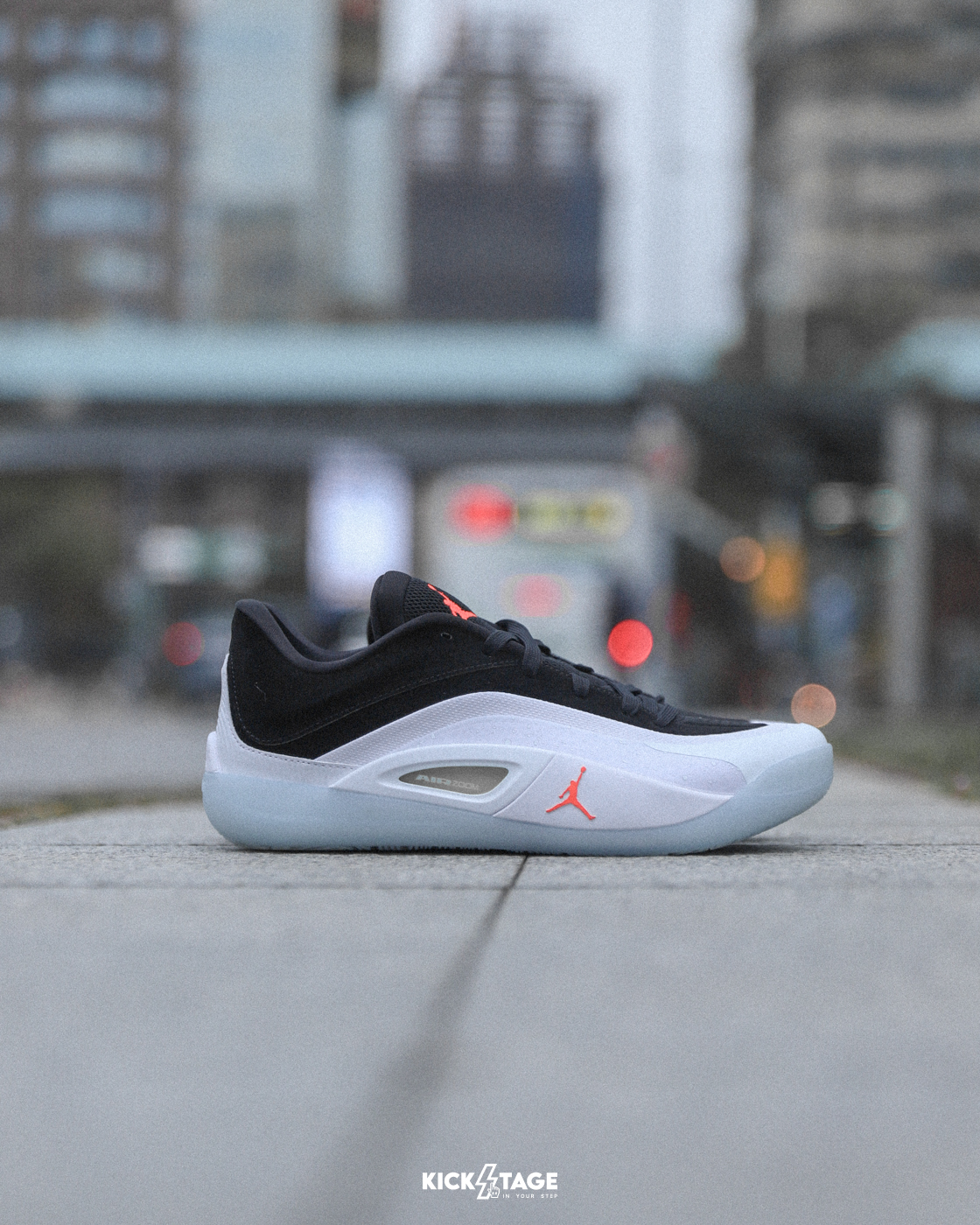 男鞋 NIKE JORDAN ZION 4 PF 'Bright Crimson' 黑白 果凍底 實戰鞋 籃球鞋【FD0591-100】