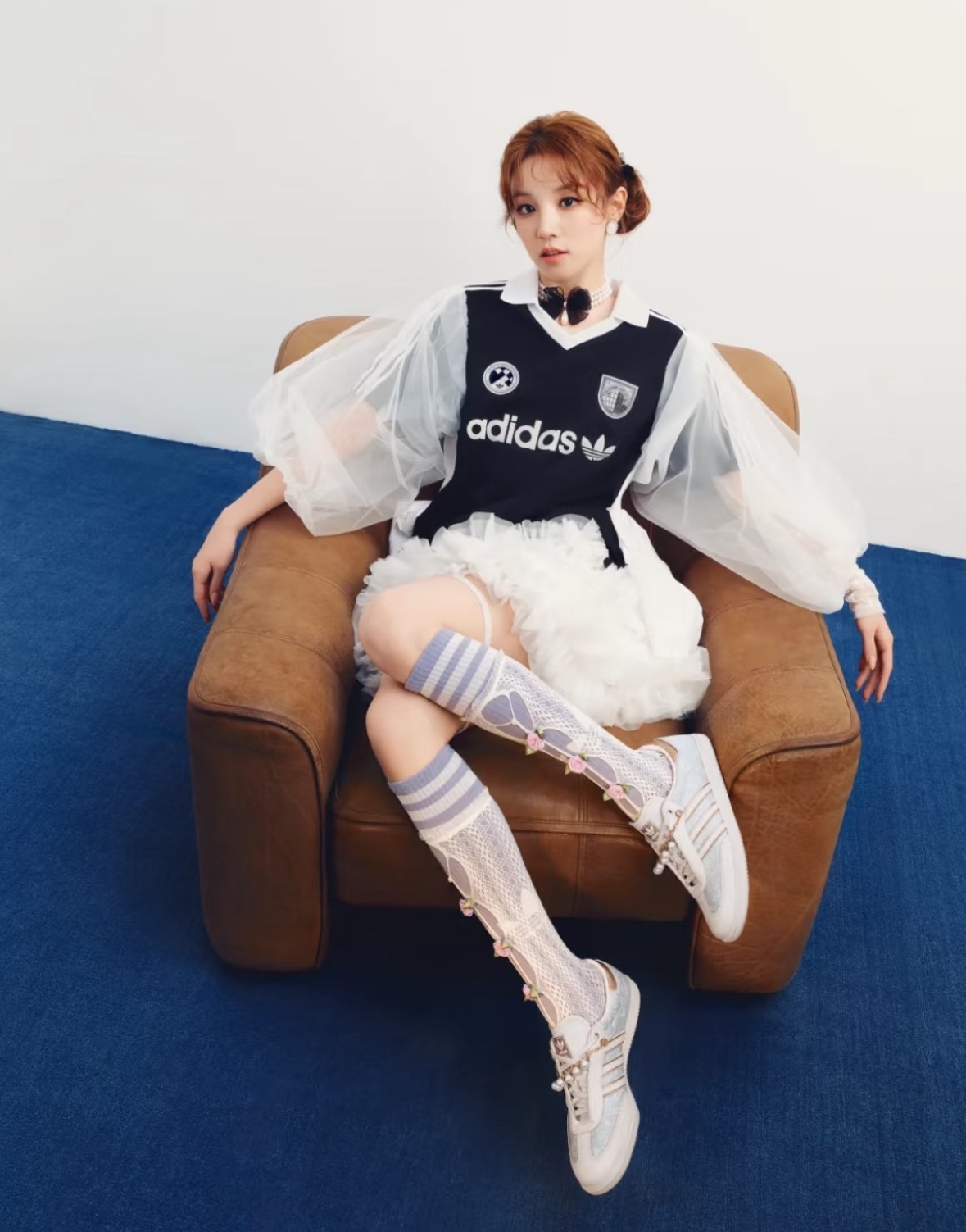 Adidas Originals Samba 粉灰色 絲綢 金鍊 珍珠 皮革 德訓鞋 宋雨琦同款 JQ2616/預購