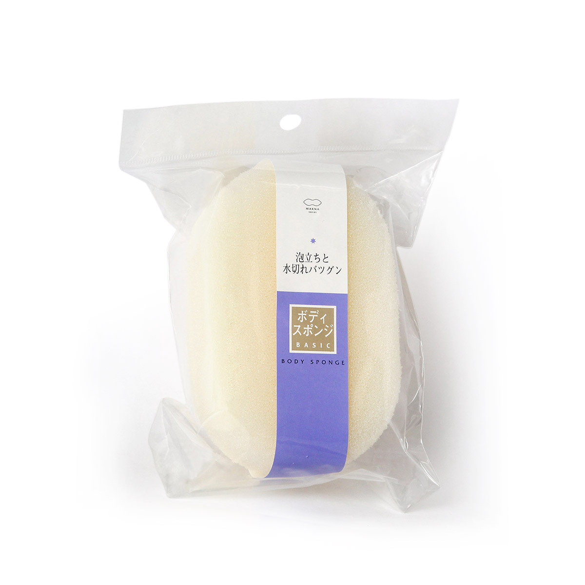 日本 MARNA 14x9x5.5cm 硬質沐浴海綿 -B701