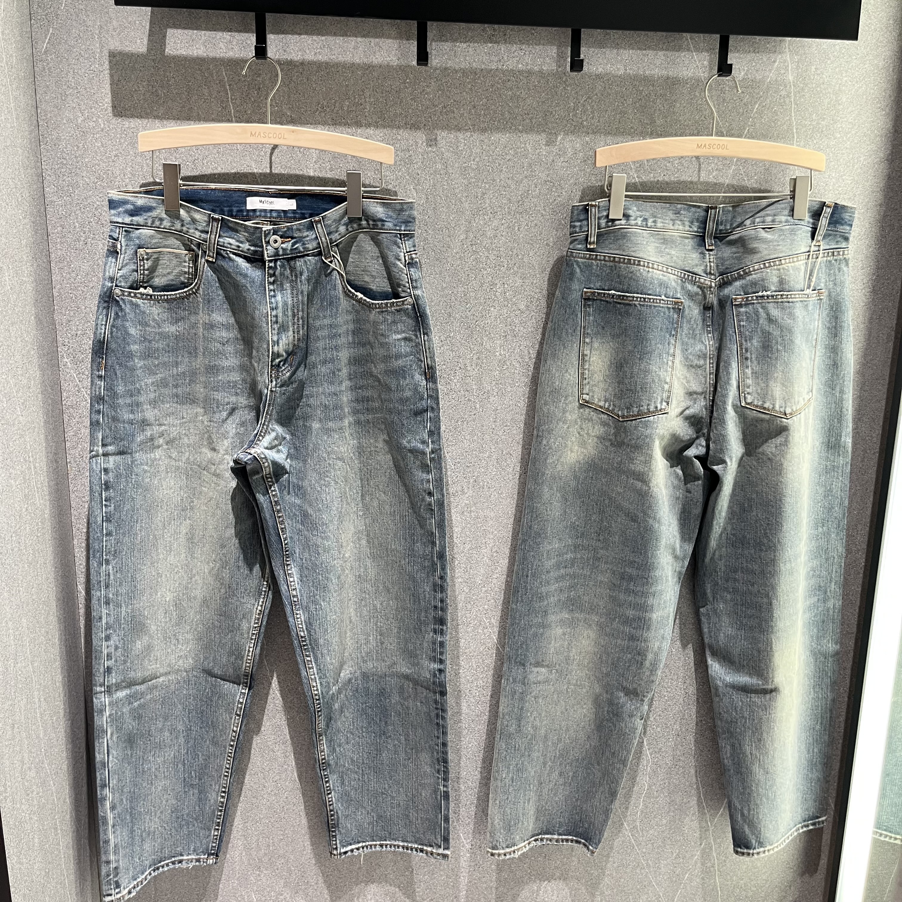 012  復古刷色牛仔褲