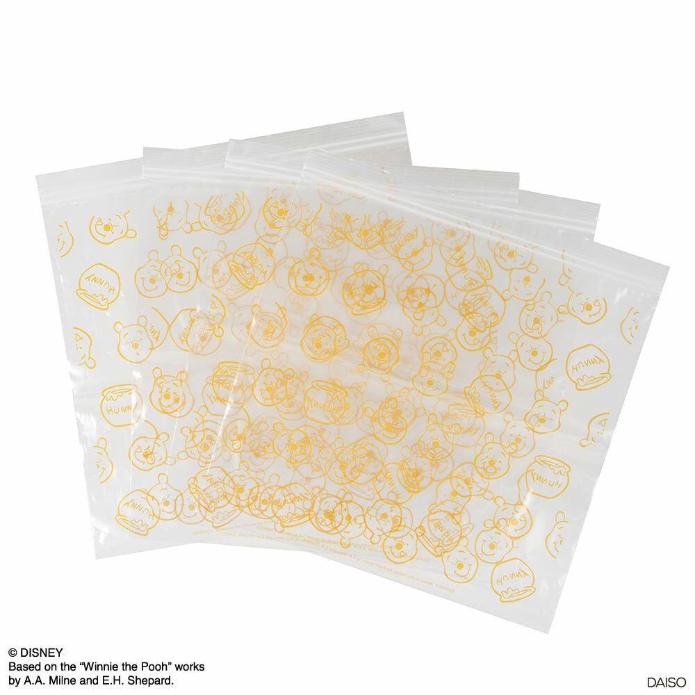 冷凍夾鏈袋/小熊維尼 L號 4入