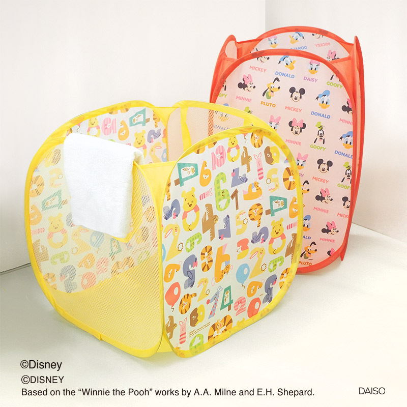 髒衣收納籃/米奇與朋友們 35x35x57cm