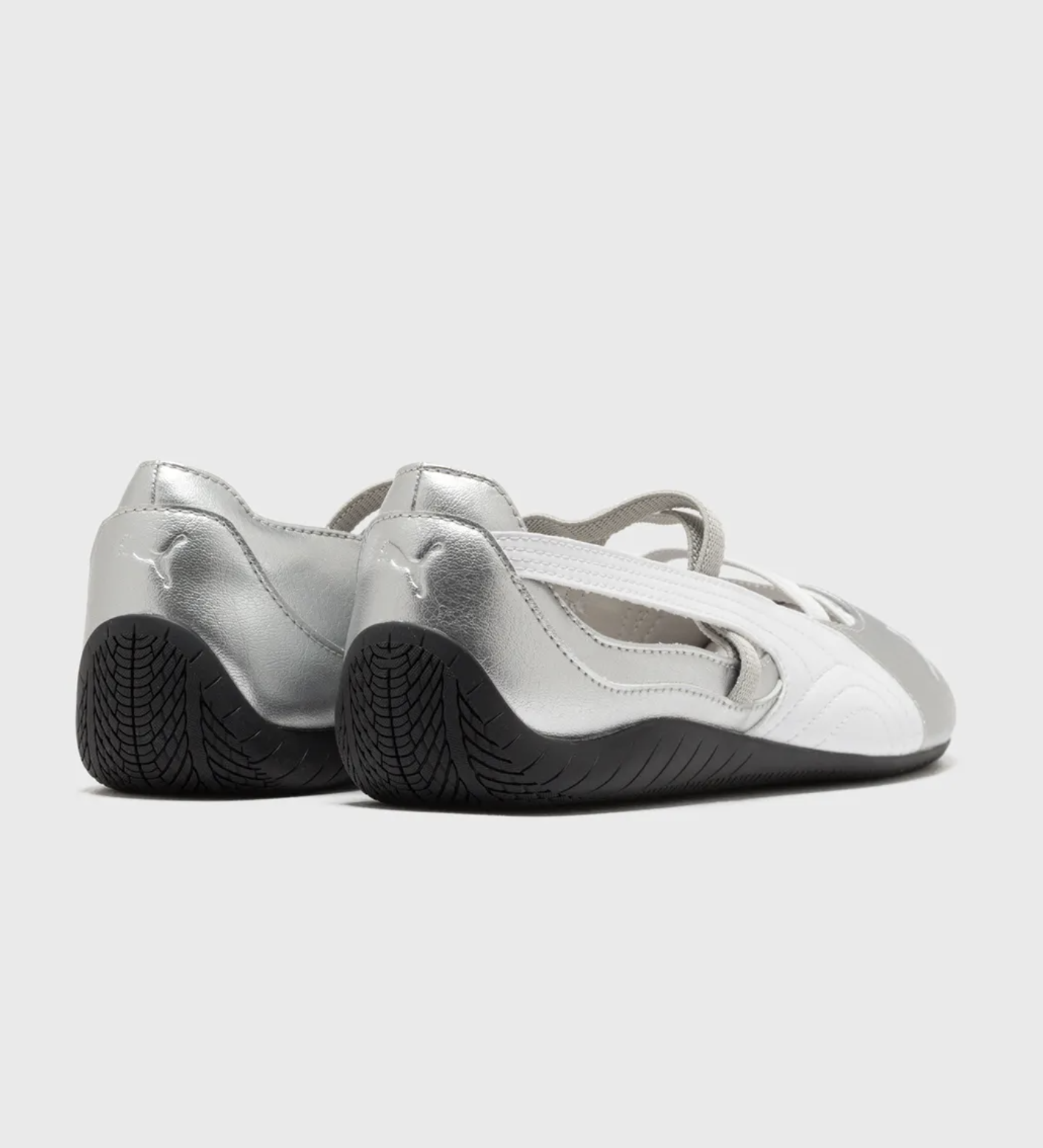 PUMA Speedcat Ballet シルバー Speedcat Ballet Metallic Women's Shoes | PUMA