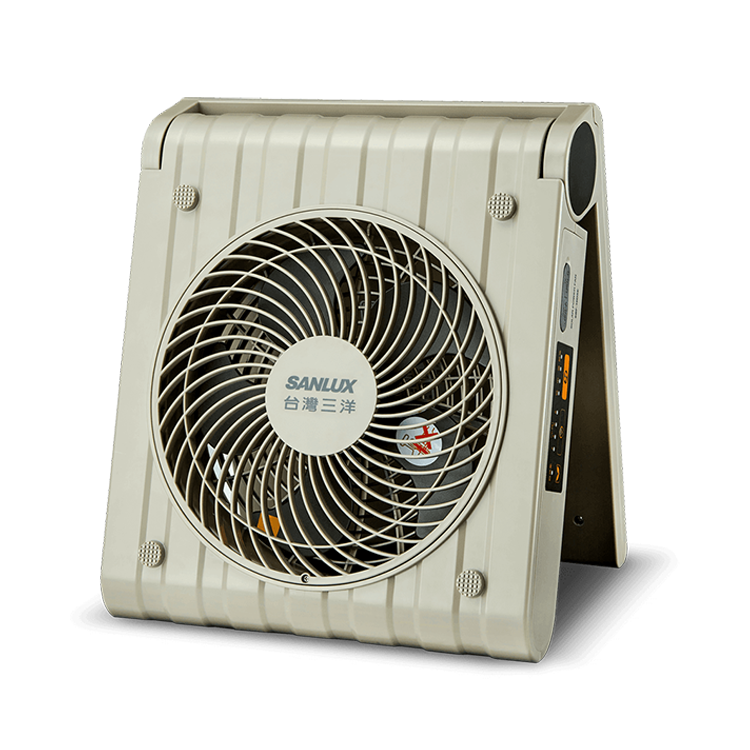 SANLUX 台灣三洋 10吋DC太陽能充電式行動風扇(SBF-10DSE)