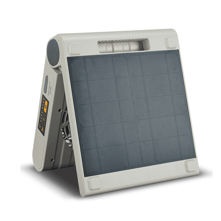 SANLUX 台灣三洋 10吋DC太陽能充電式行動風扇(SBF-10DSE)