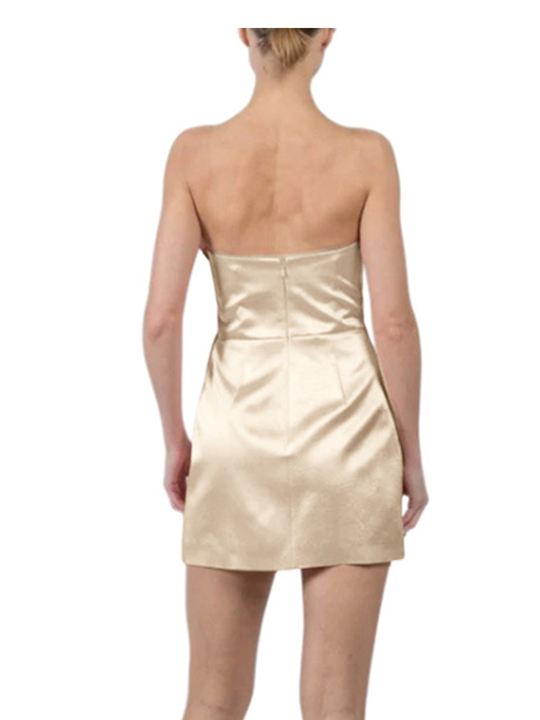 Philosophy 平口短洋裝(奶油)