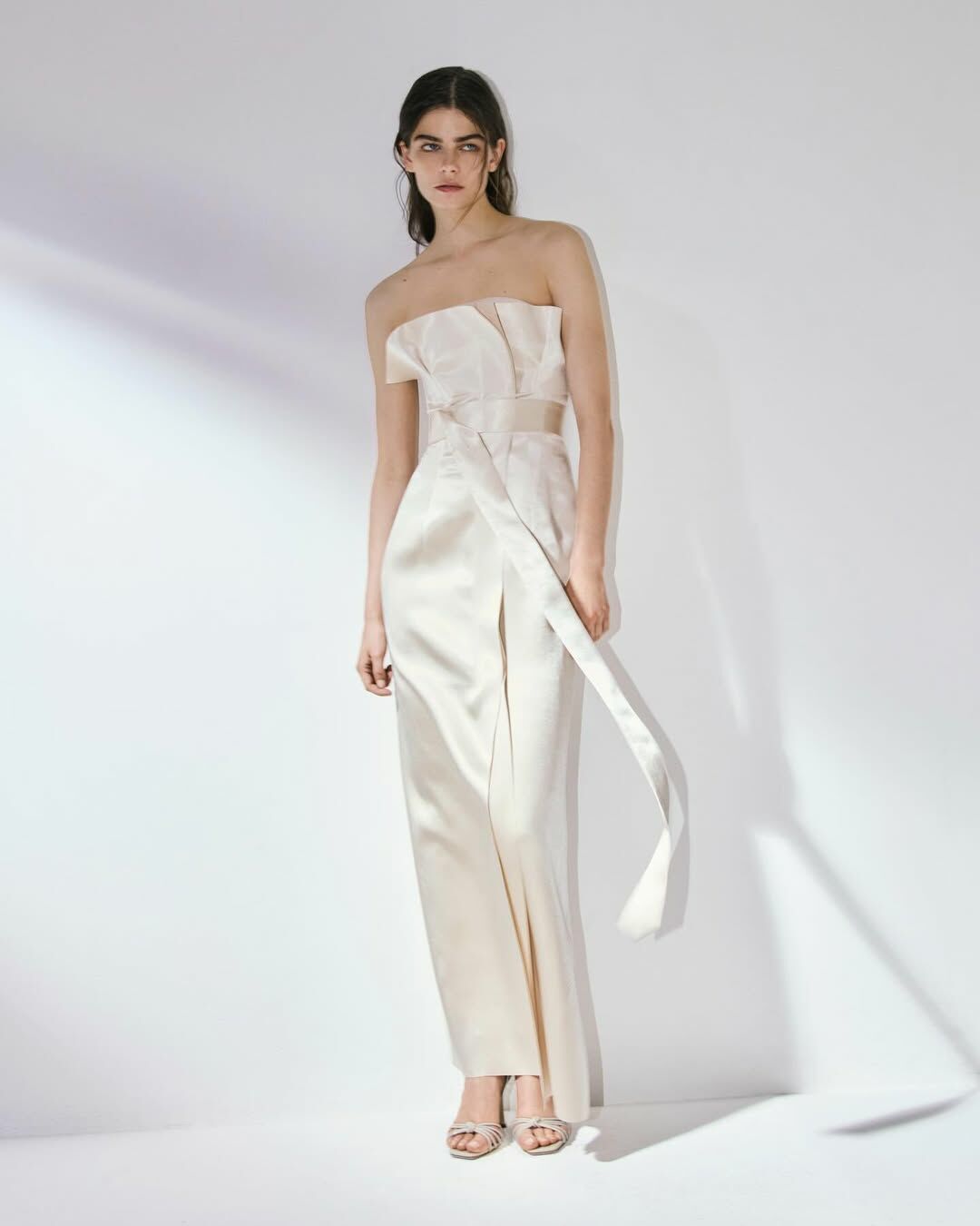 Philosophy 平口長洋裝(奶油)