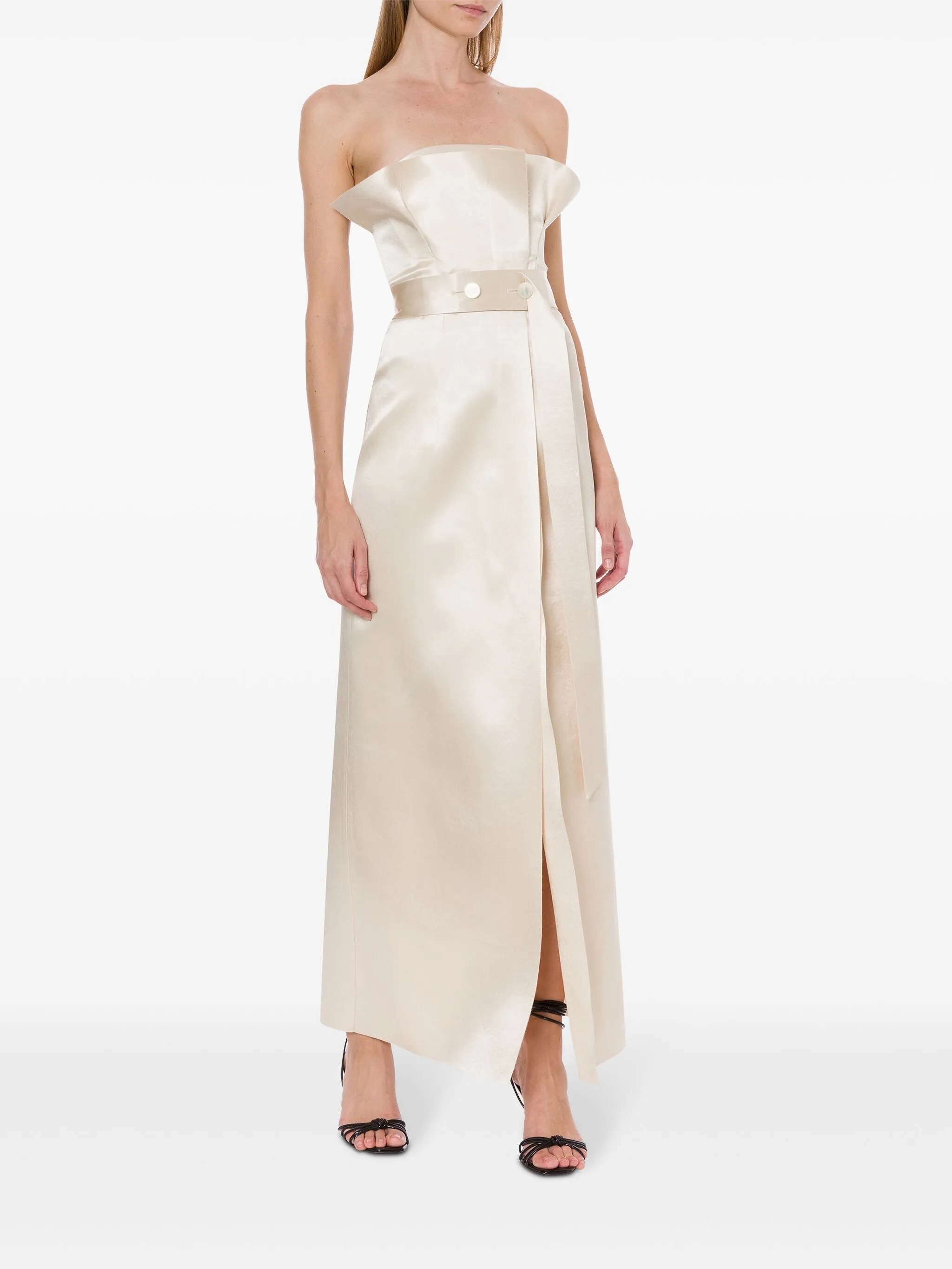 Philosophy 平口長洋裝(奶油)