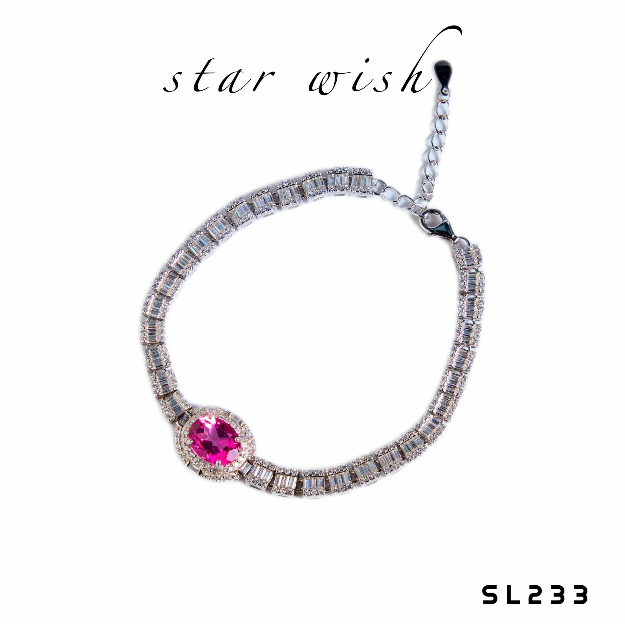 Star Wish Jewellery 925銀 粉托帕石手鏈- SL233