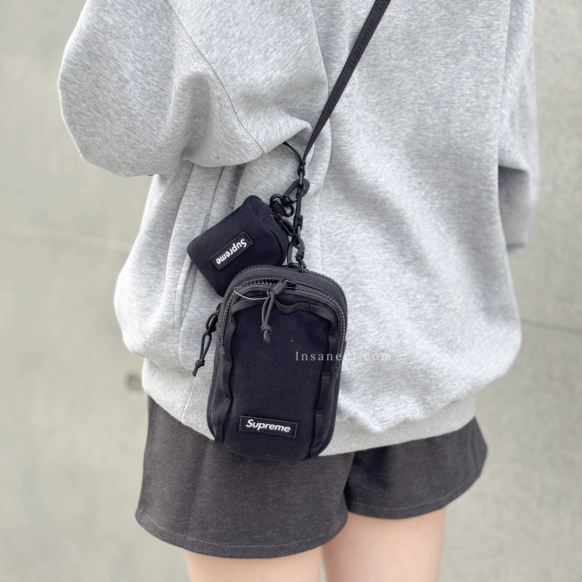 完全未開封】supreme camera bag + mini pouch 黒（Supreme