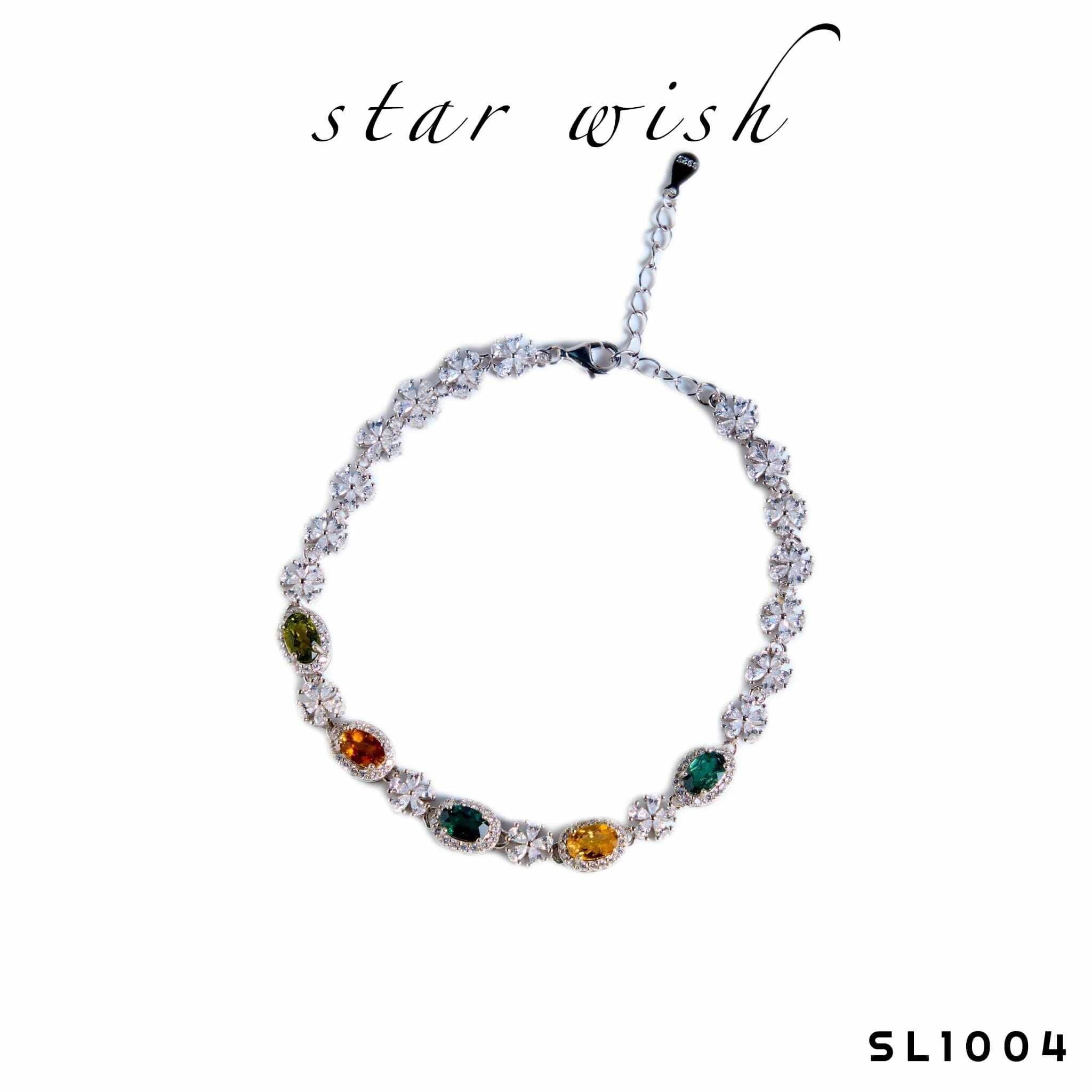 Star Wish Jewellery 925銀 碧璽手鏈- SL1004
