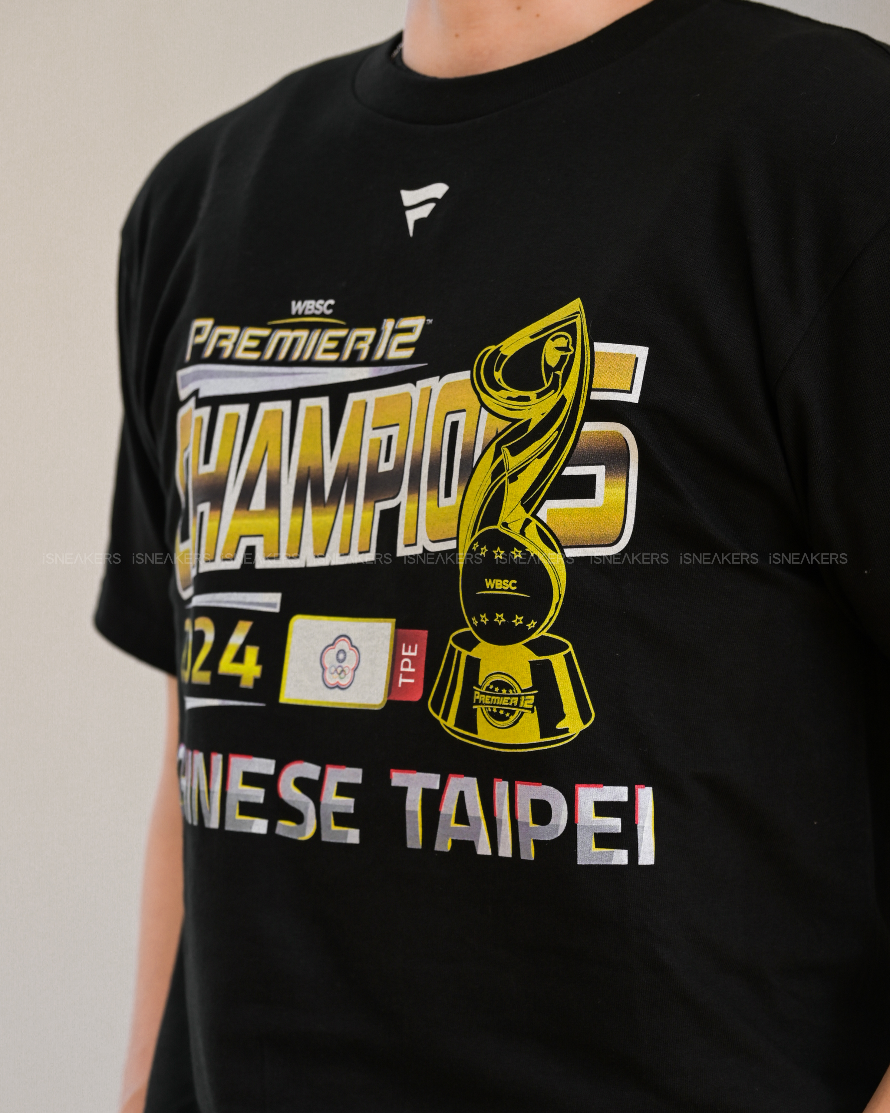 iSNEAKERS｜WBSC Premier 12 Samurai Japan '24 "Champions'24" 中華台北 棒球冠軍紀念T