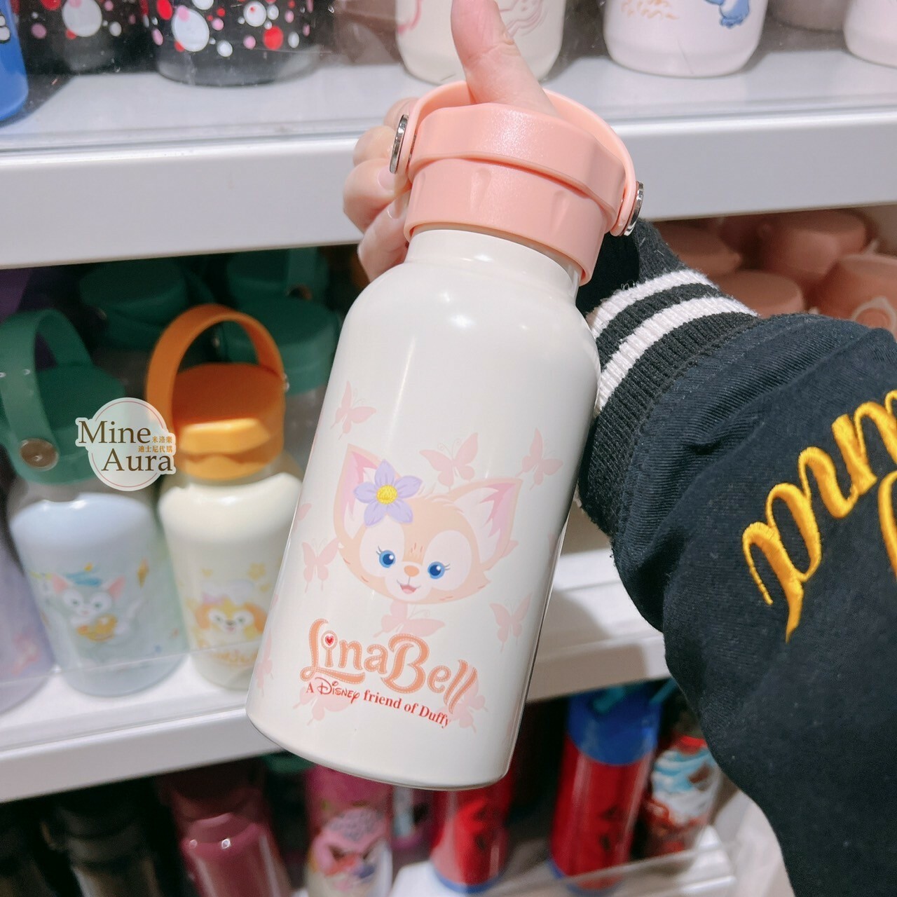 玲娜貝兒 Lina bell 圖案 手提式 隨身 水瓶 水壺 -香港迪士尼樂園