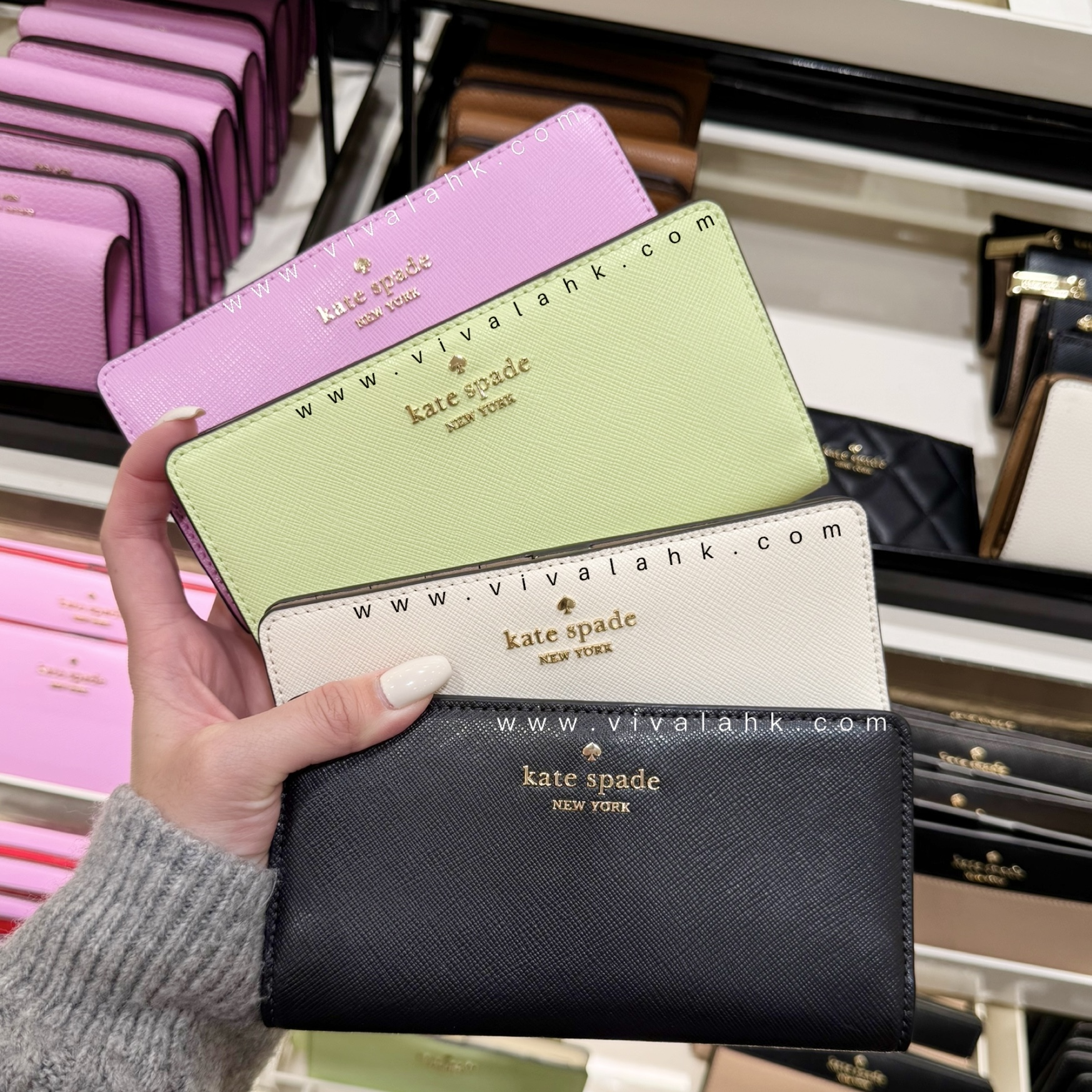 Kate Spade - Madison Large Slim Bifold Wallet KI366