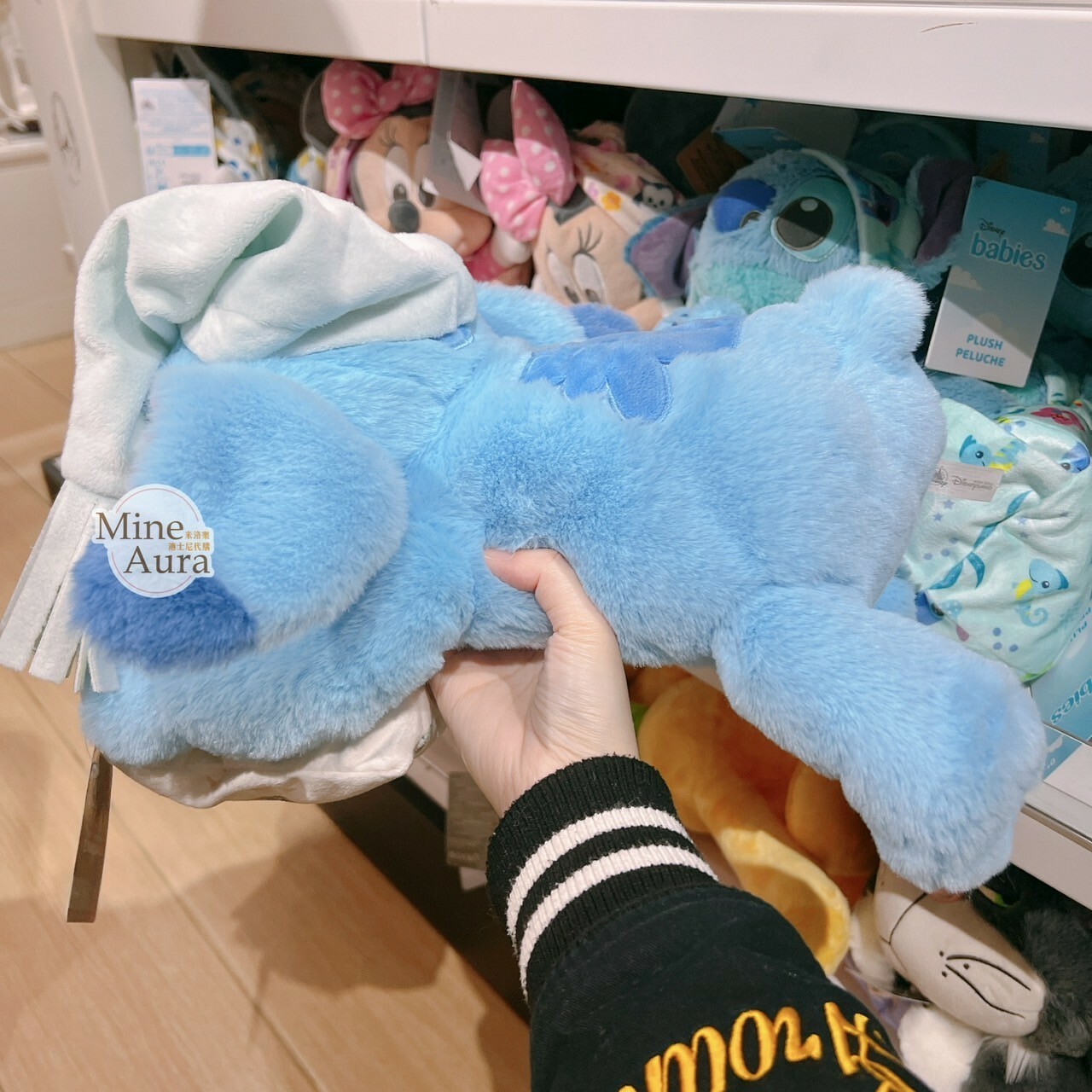 史迪奇 Stitch 趴趴 趴姿 睡顏 枕頭 睡衣造型 娃娃 玩偶 星際寶貝 Lilo & Stitch -香港迪士尼樂園