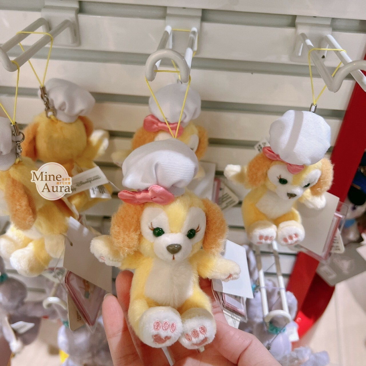 可琦安 餅乾 CookieAnn 坐姿 吊飾 鑰匙圈 -香港迪士尼樂園