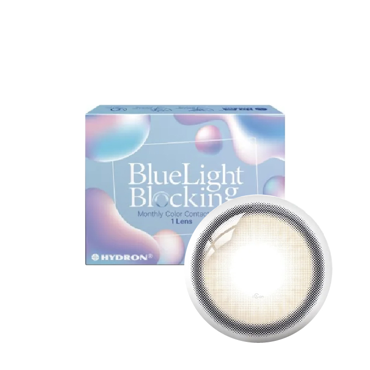 海昌百變濾藍光彩色月拋(1片)琉光灰