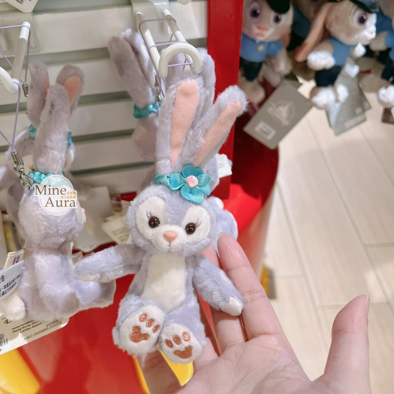 史黛拉露 星黛露 StellaLou 坐姿 絨毛 吊飾 鑰匙圈 -香港迪士尼樂園