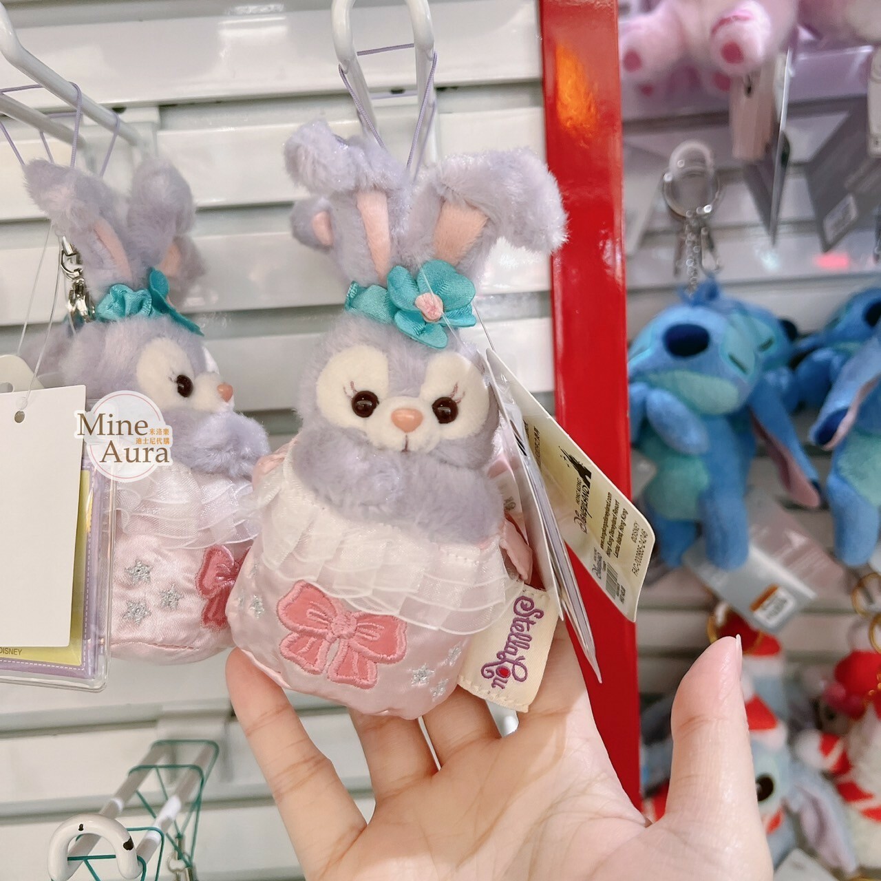 D&F捉迷藏系列 史黛拉露 星黛露 StellaLou 手機 吊飾-香港迪士尼樂園