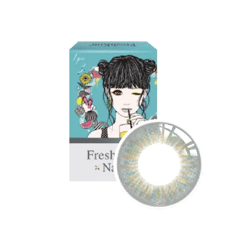 菲士康煥彩美目彩色月拋率性青空(1片）