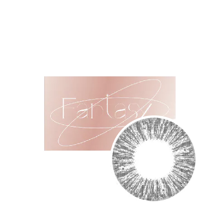 愛能視幻鏡系列彩色月拋幻鏡灰(1片）