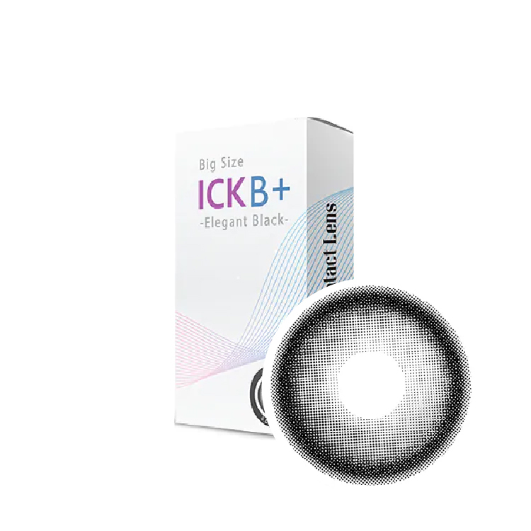 愛喜科彩色月拋B+E(1片)Elegant Black 典雅黑