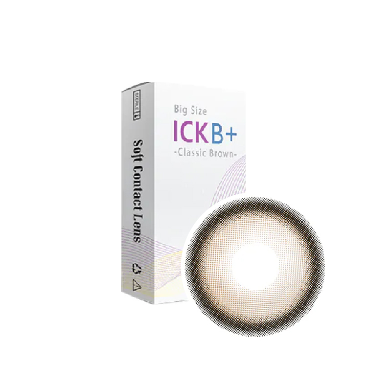 愛喜科彩色月拋B+E(1片)Elegant Brown 典雅棕