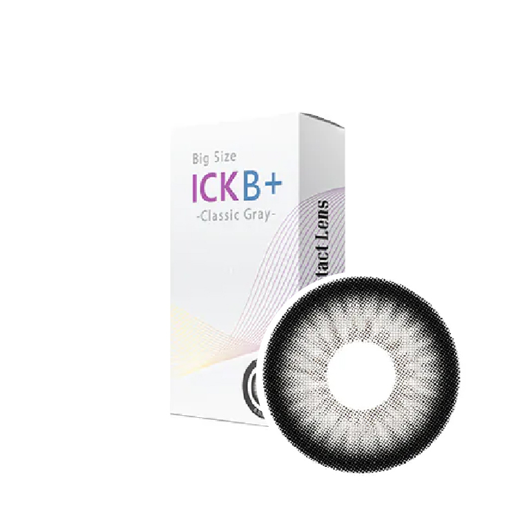 愛喜科彩色月拋B+C(1片)Classic Gray 經典灰