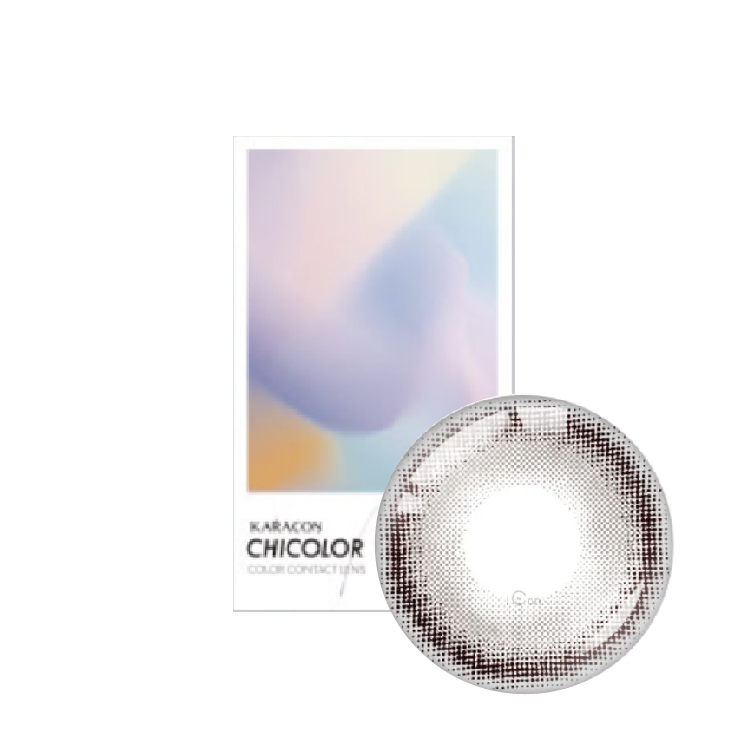 卡拉瞳chicolor彩色月拋冷淡灰(1片)