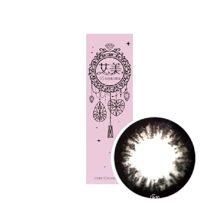 艾美甜心摩卡彩色日拋摩卡黑(10片）