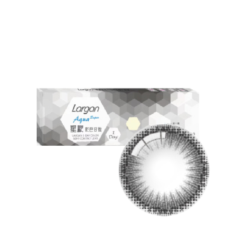 星歐自然系列彩色日拋自然黑(10片）