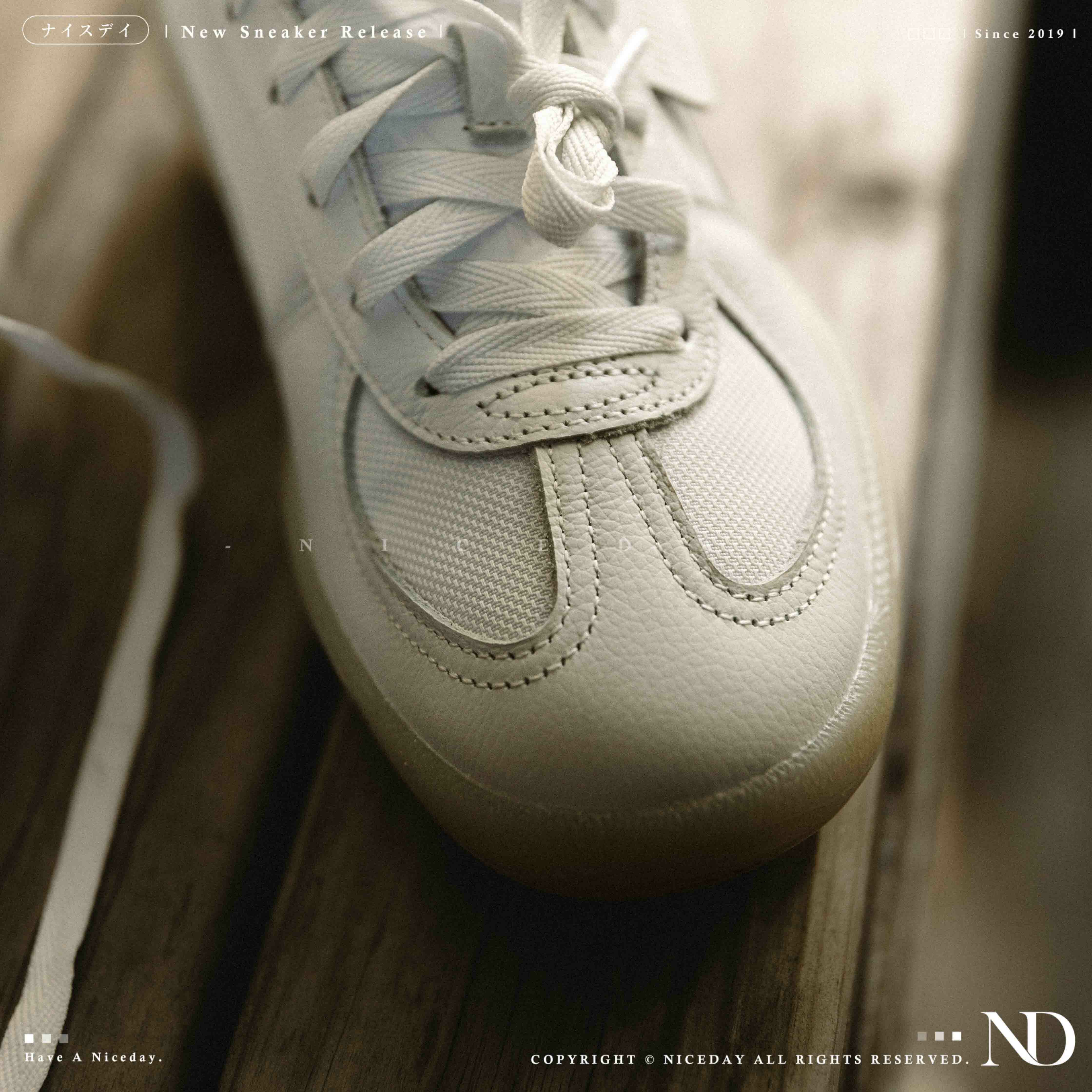 NICEDAY 現貨 Palermo Jer-She 板鞋 乳白色 白色 奶油白 400456-01