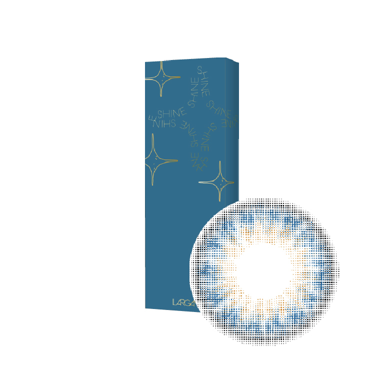 星歐彩色日拋(10片）星光系列-午夜星藍SHINE