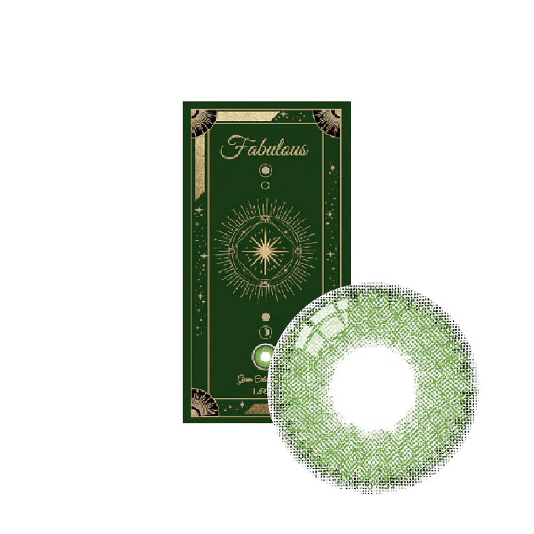 星歐奇幻系列彩色日拋綠琉璃 (2片)