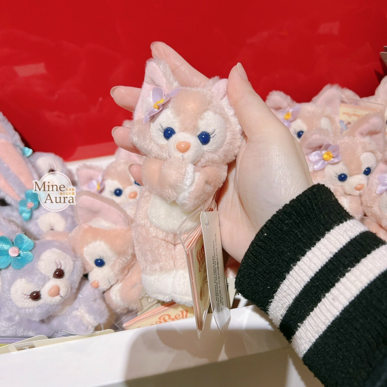 玲娜貝兒 Lina bell 絨毛 磁鐵 公仔 -香港迪士尼樂園