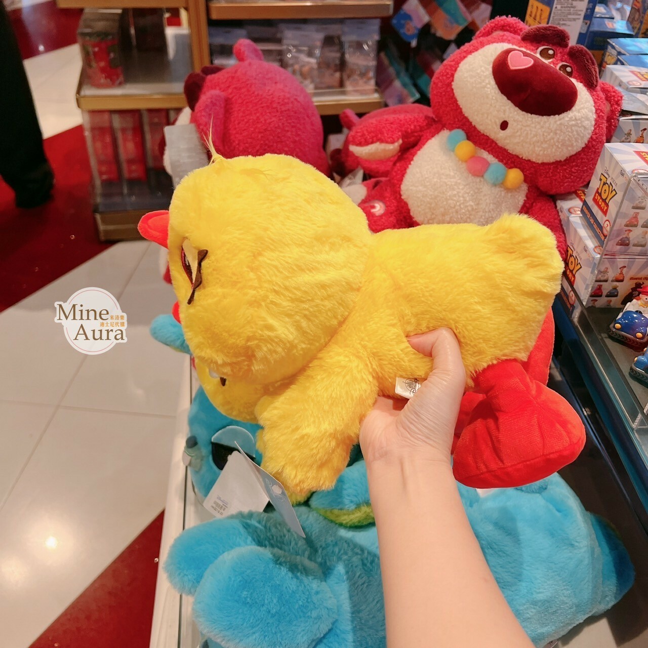 鴨霸 Ducky 趴趴 趴姿 愛睏臉 娃娃 玩偶 玩具總動員 Toy Story -香港迪士尼樂園