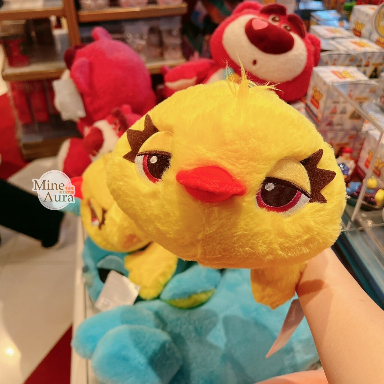 鴨霸 Ducky 趴趴 趴姿 愛睏臉 娃娃 玩偶 玩具總動員 Toy Story -香港迪士尼樂園