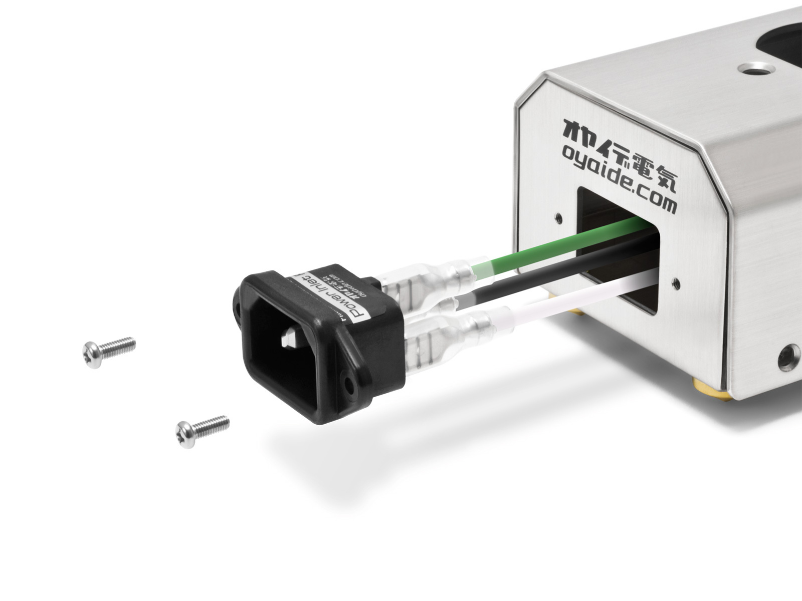 Oyaide 電源插座FTL-PP套件 (3件)