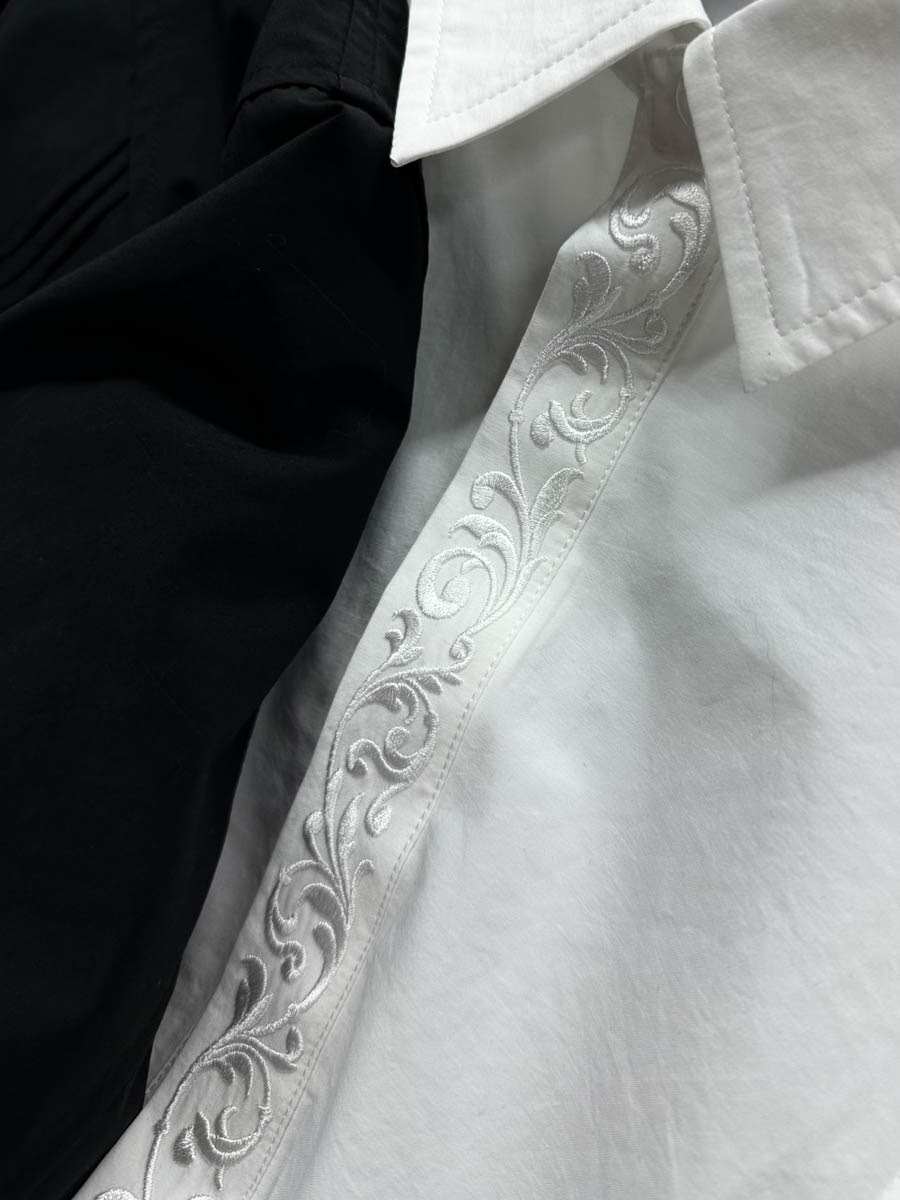 CATSSTAC 永生花 刺繡 襯衫