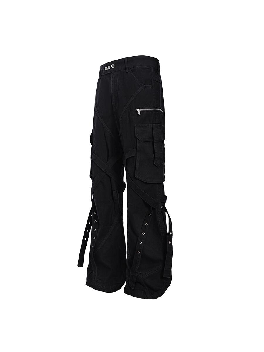 CATSSTAC 木乃伊 綁帶 工裝褲