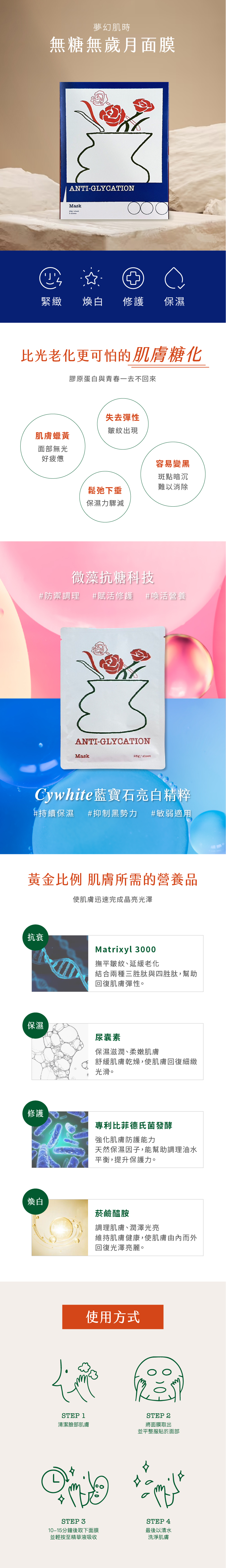 Sugar Johnny Anti-glycation Mask