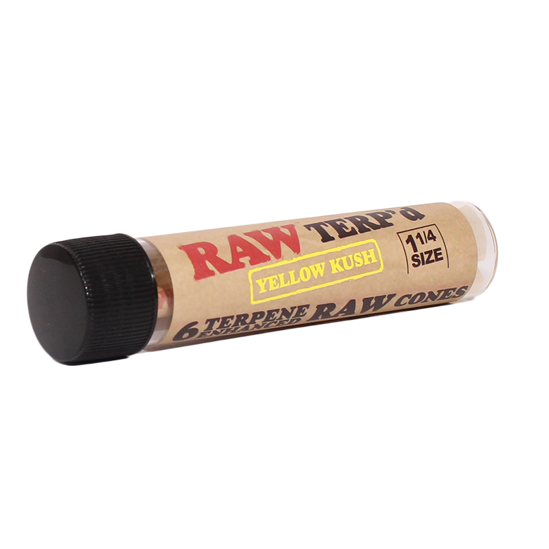 RAW 萜烯精華預捲菸六入裝 Pre-rolled Terpene Cones 6 Count Tube