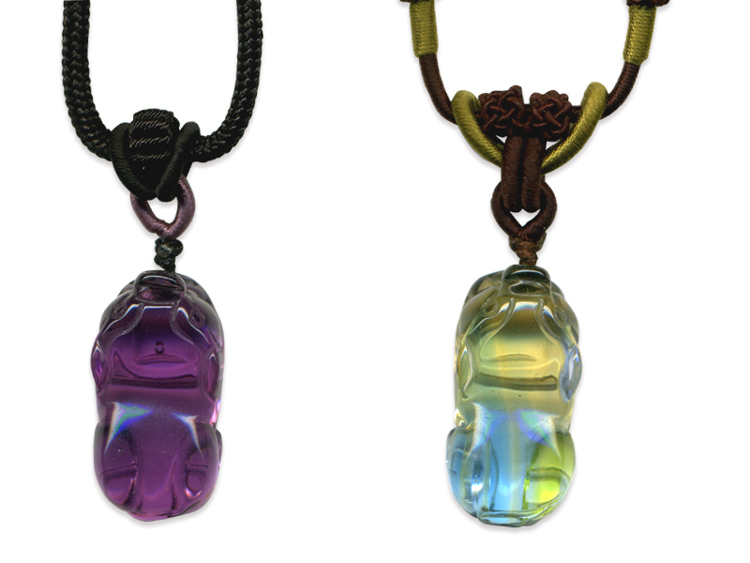 鹿港漁水晶琉璃｜祝賀順利項鍊事件如意平安遂開運祝福