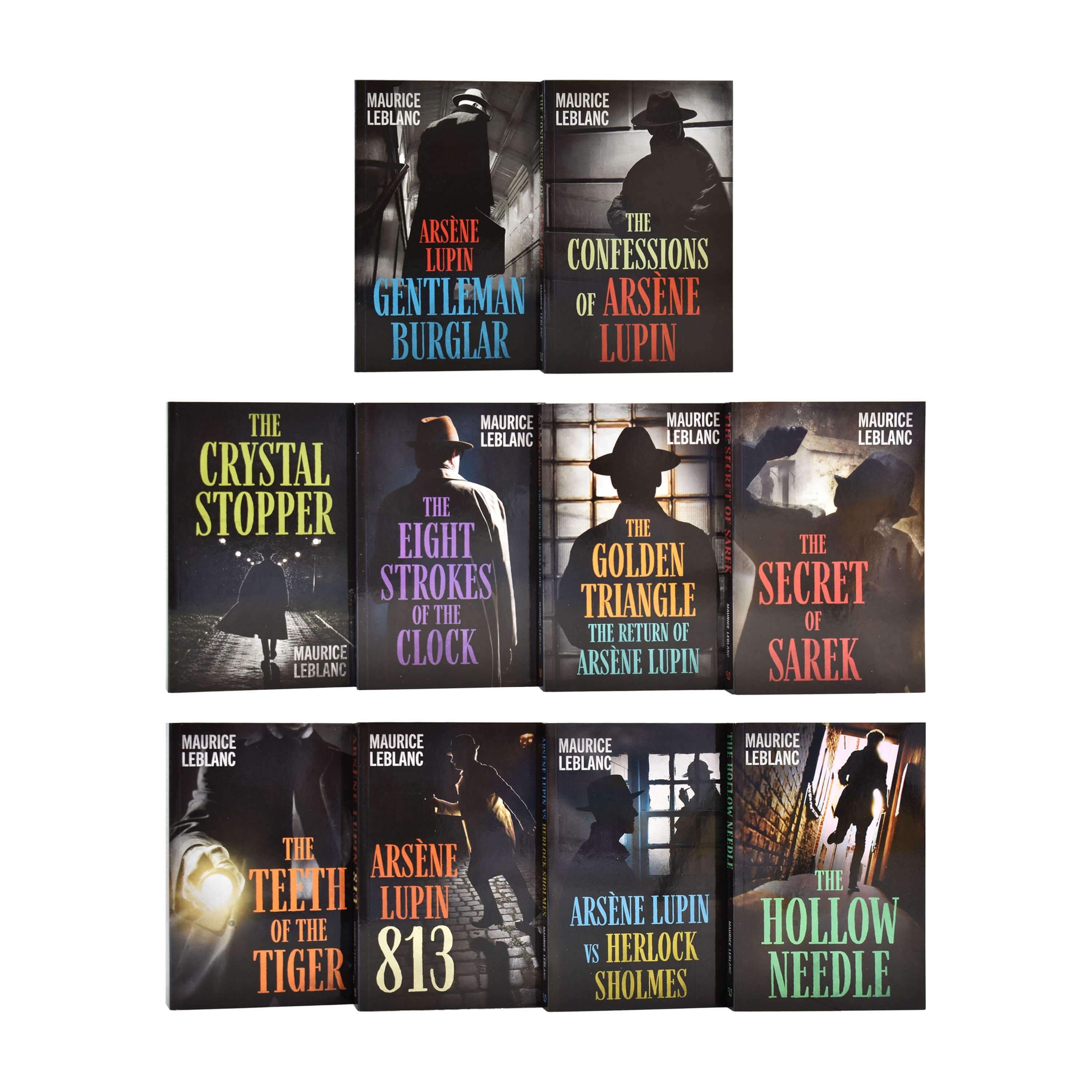 The Complete Collection of Arsène Lupin by Maurice LeBlanc 10 Books Box Set - Fiction - Paperback