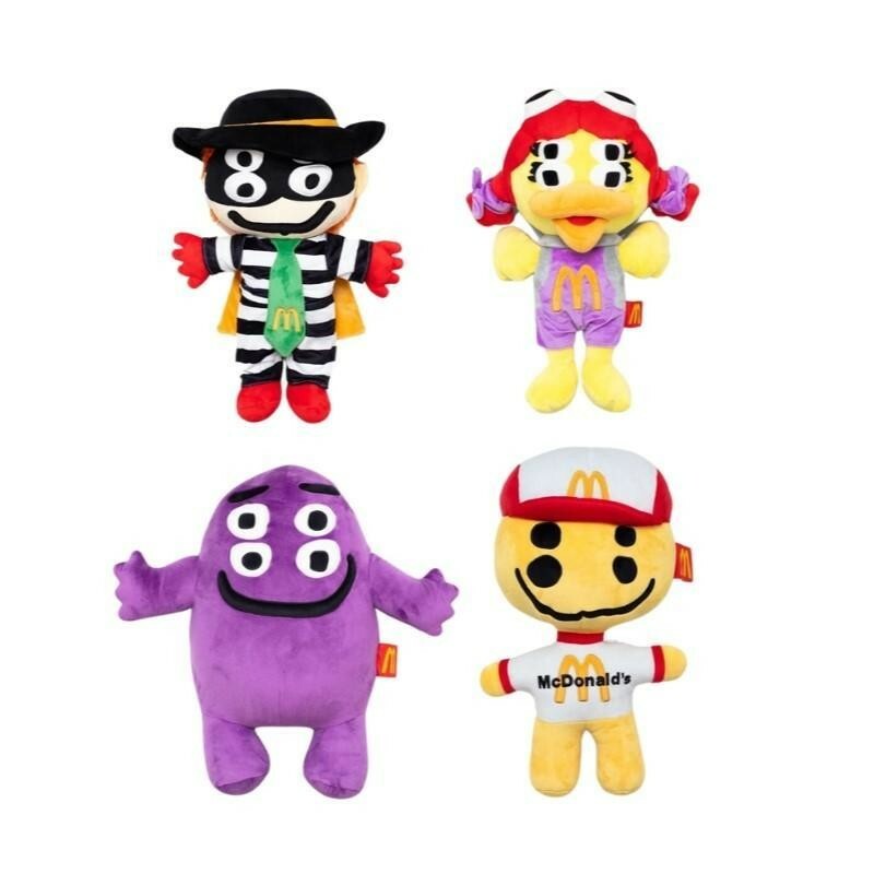 CPFM MCDONALD'S PLUSH FRIENDS 娃娃一組