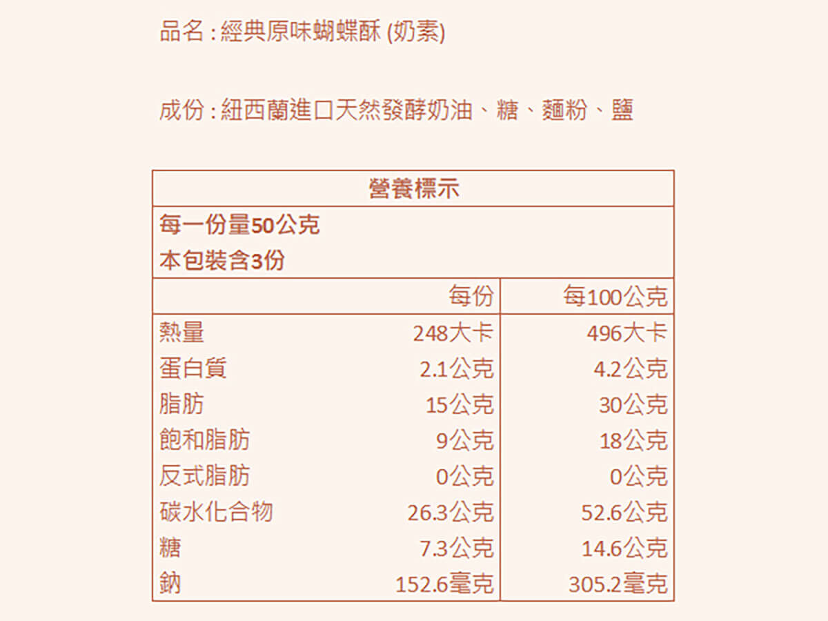 香貝里蝴蝶酥鐵盒