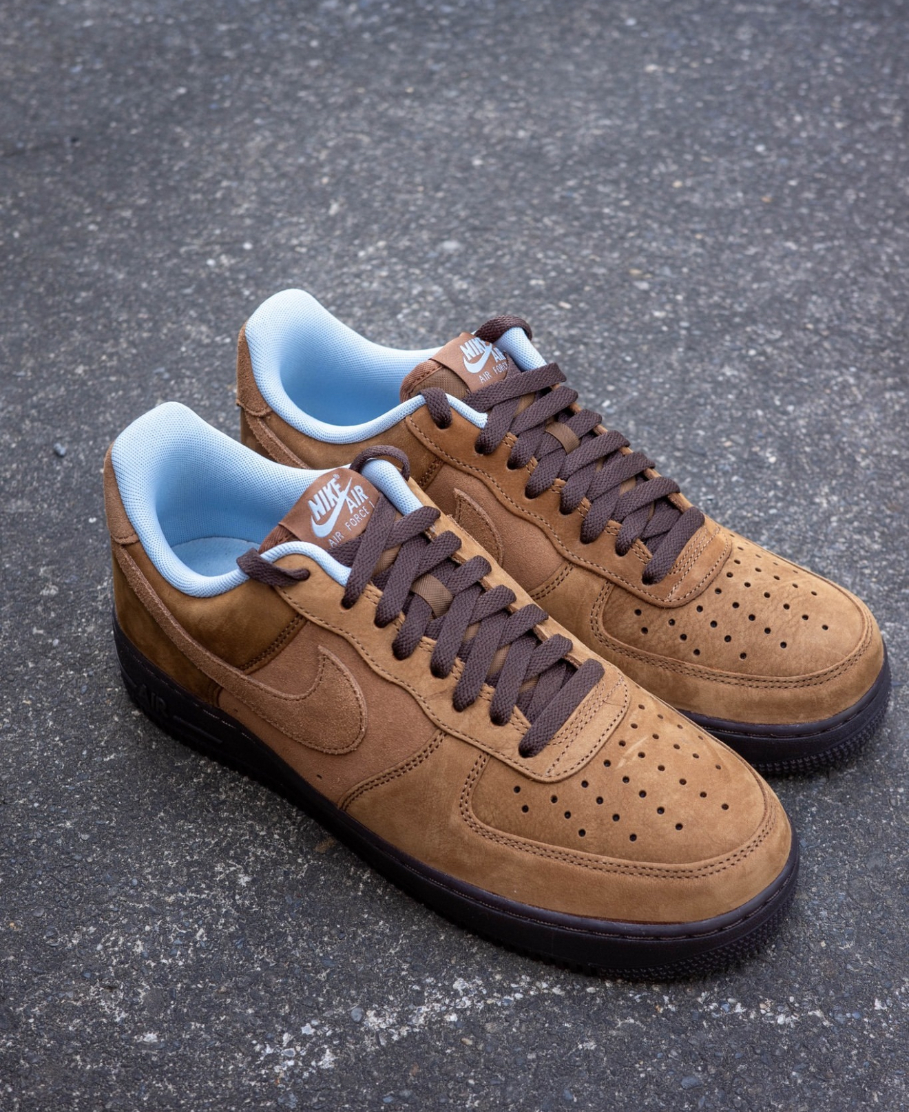 Nike Air Force 1 Low “Light British Tan” 摩卡 小麥棕 深咖啡底 美拉德 麂皮 男鞋 IB4617-222