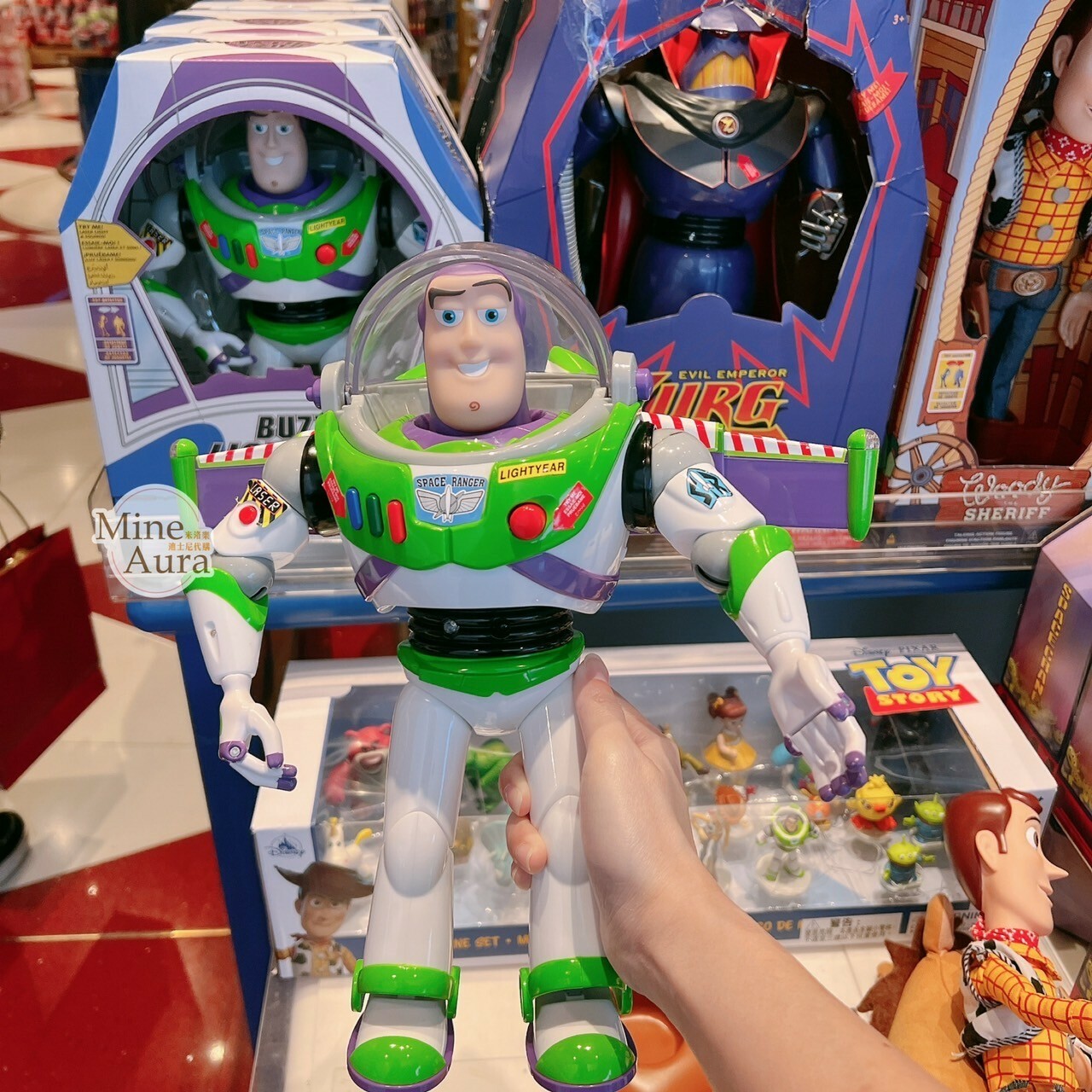 巴斯光年 Buzz Lightyear 發聲玩具 公仔 模型 玩具總動員 Toy Story -香港迪士尼樂園
