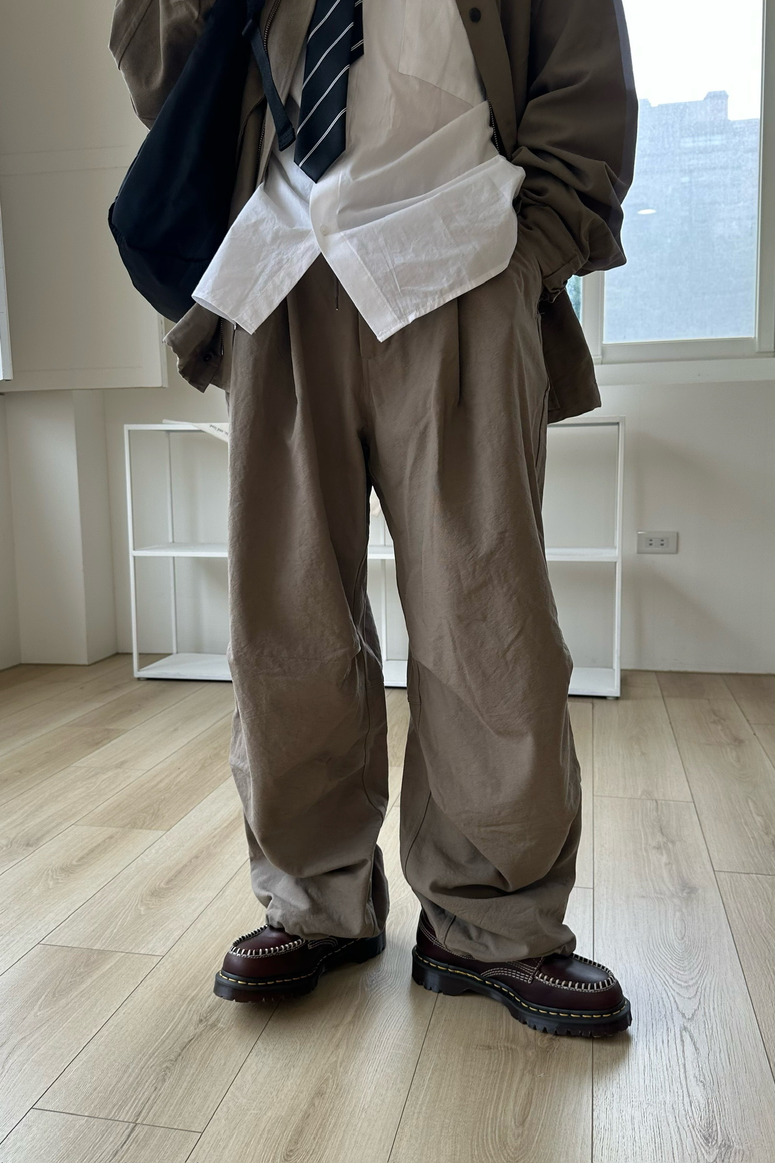 質感降落傘工作褲