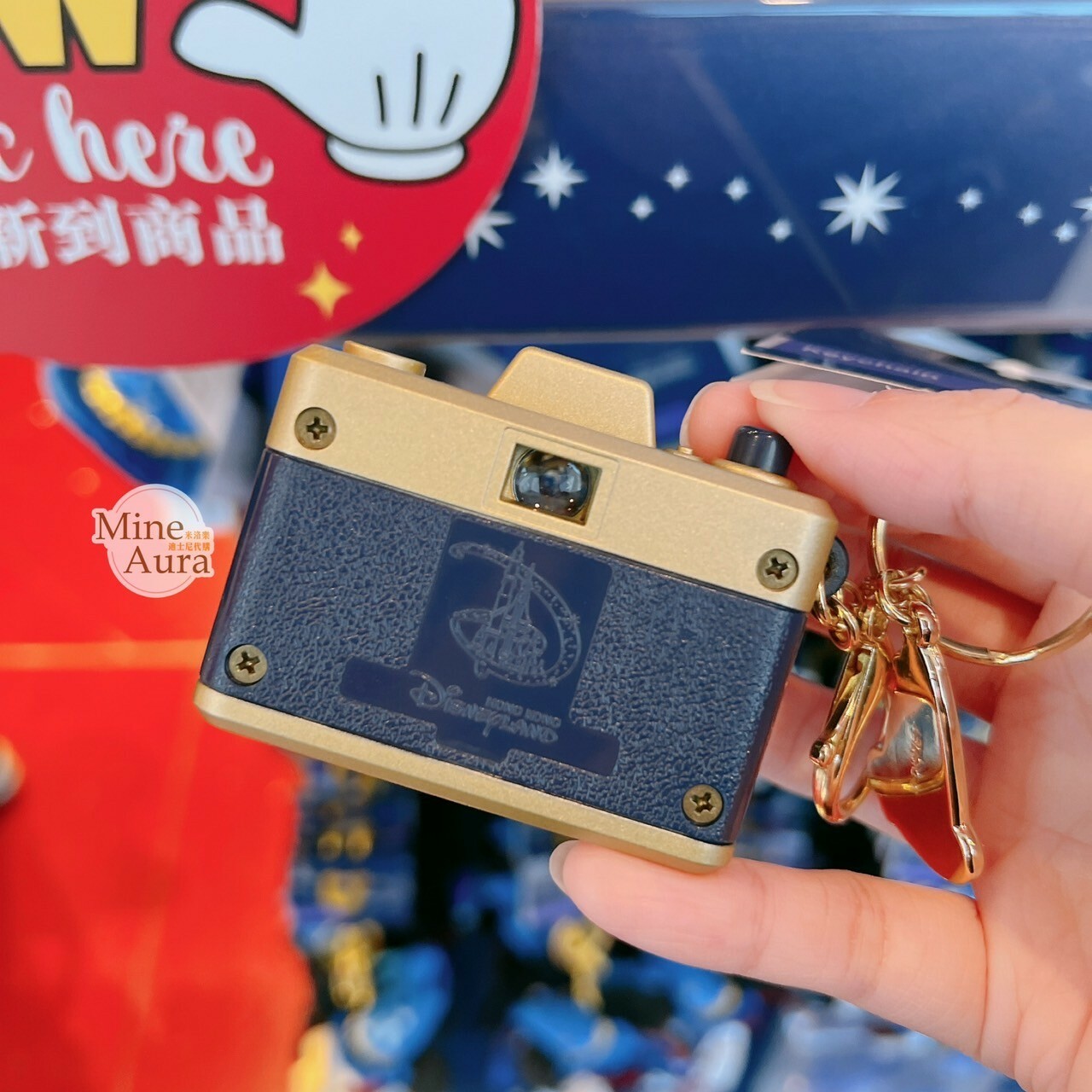 魔法師 米奇 Mickey 主題系列 相機幻燈片 吊飾 鑰匙圈 -香港迪士尼樂園